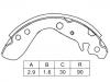 剎車蹄片 Brake Shoe Set:K5534