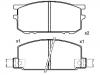 Brake Pad Set:72519-1110